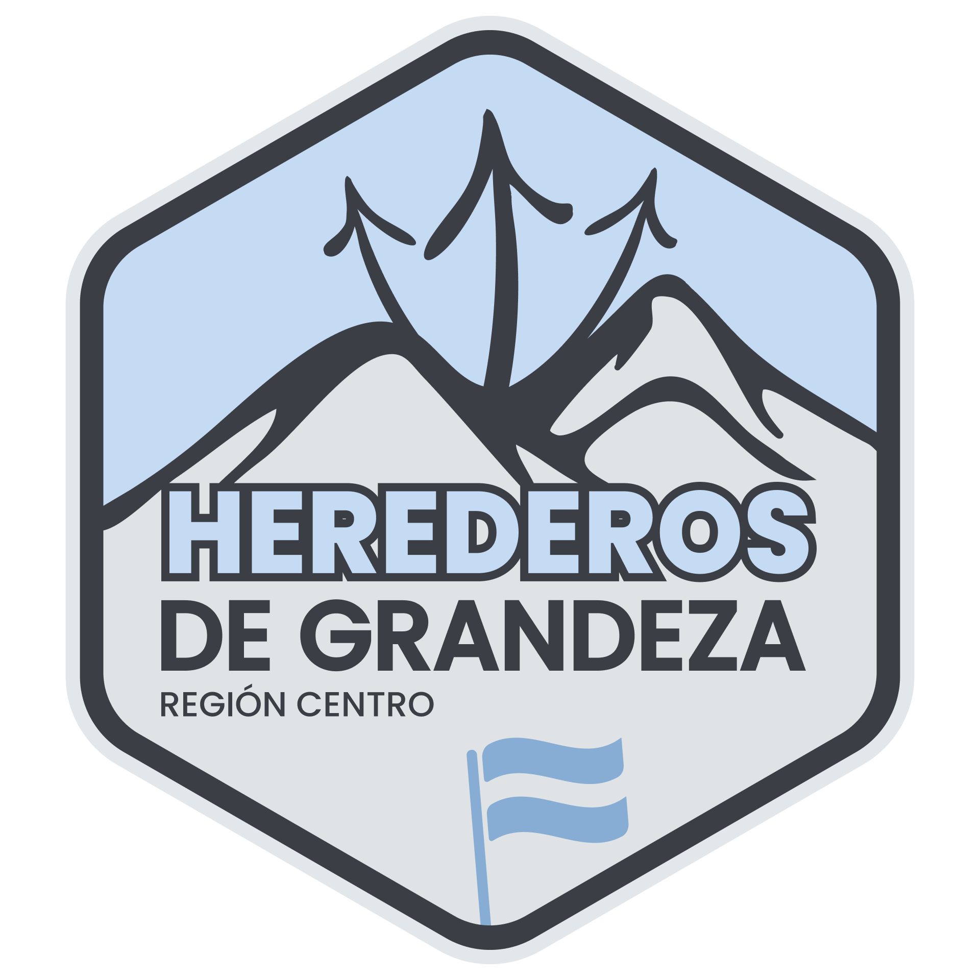 Escudo campamento Herederos de Grandeza